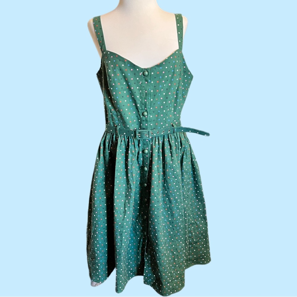 Colectif London Vintage Style Midi Sundress Size 14